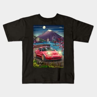 Mazda MX-5 Miata (1990) Japanese Art Kids T-Shirt